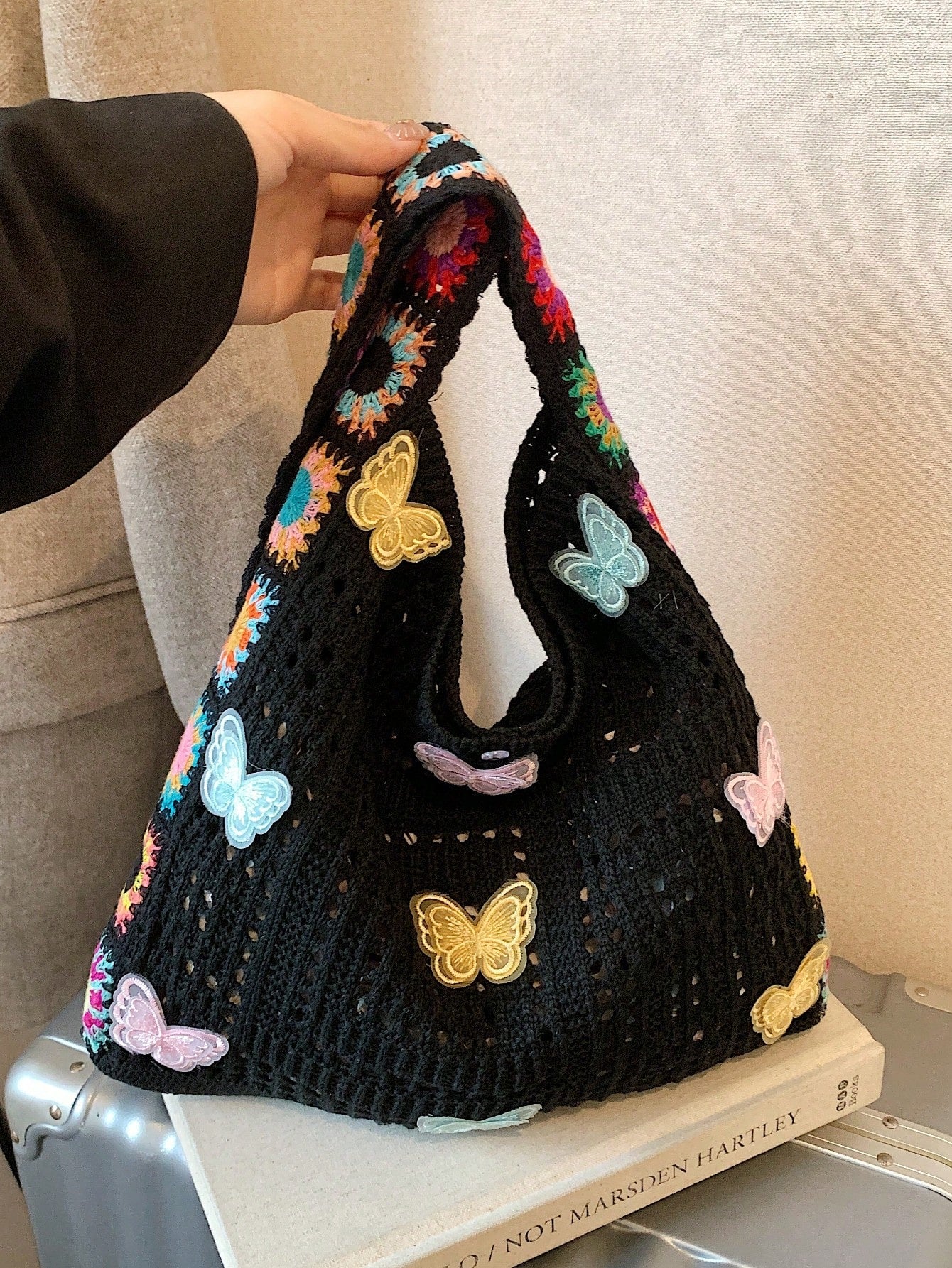 Summer New Casual Straw Tote Bag, Women Large Capacity Shoulder Shopping Handbag , Summer , Beach