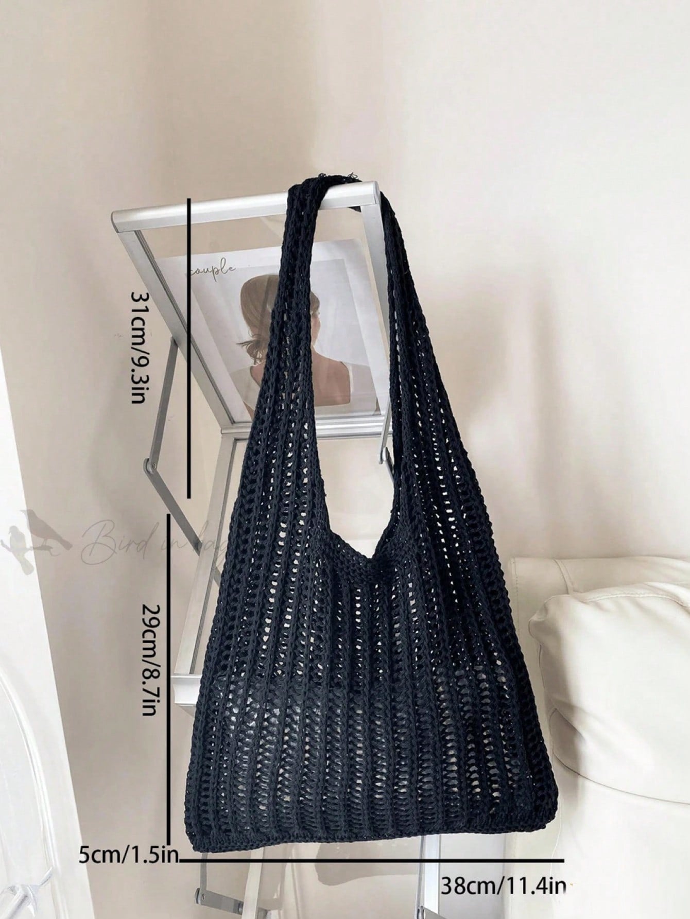 Summer Vacation Beach Bag, Large Capacity Tote Bag, Fashionable & Elegant Women's Shoulder Bag