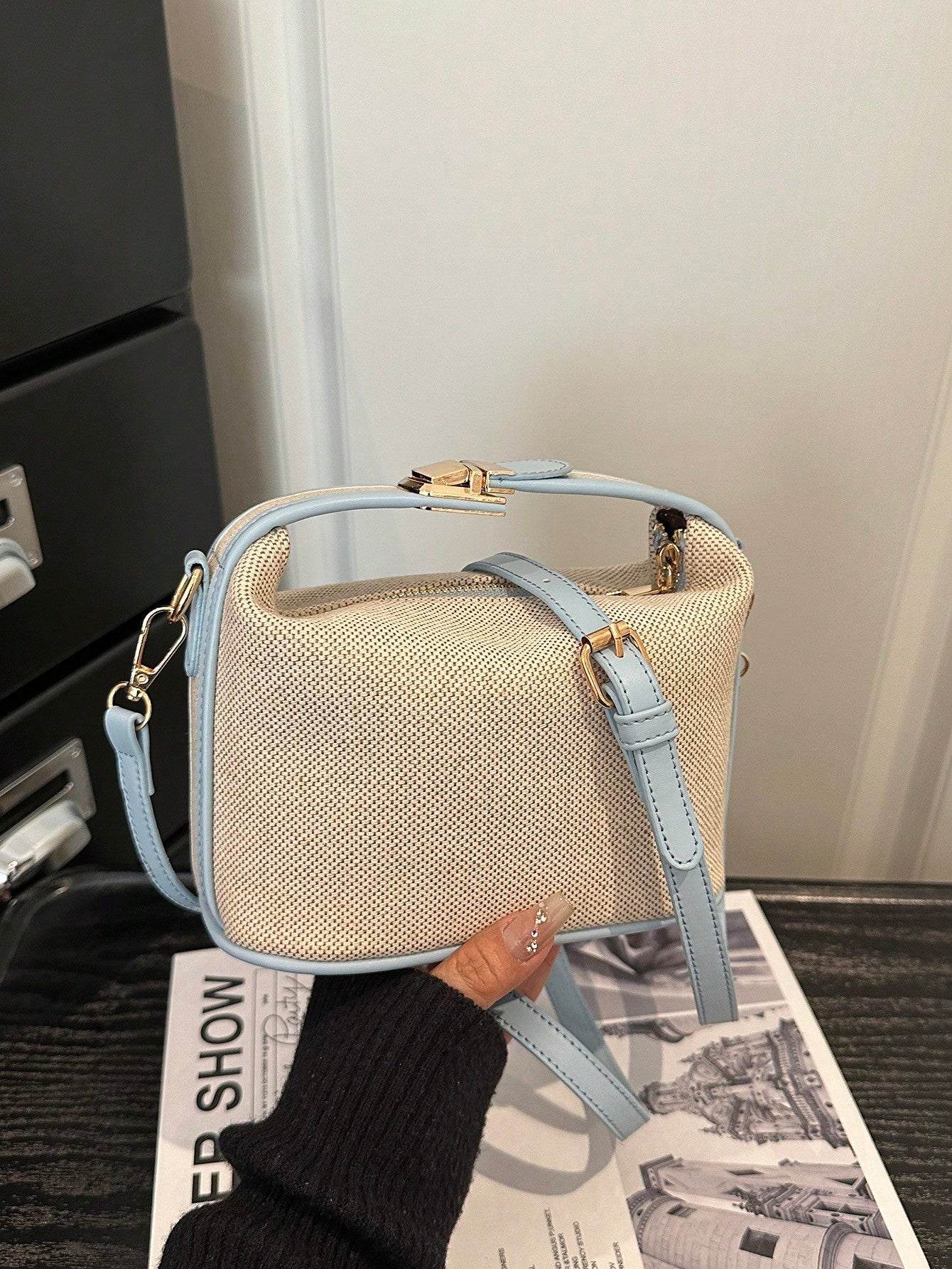 Summer Straw Woven Handbag, Casual Women's Tote Bag, Shoulder Crossbody Bag, Perfect For Beach Accessories, Fashionable Summer Vacation Bag, Women's Beach Essential, Holiday, Woven Bag, Straw Bag