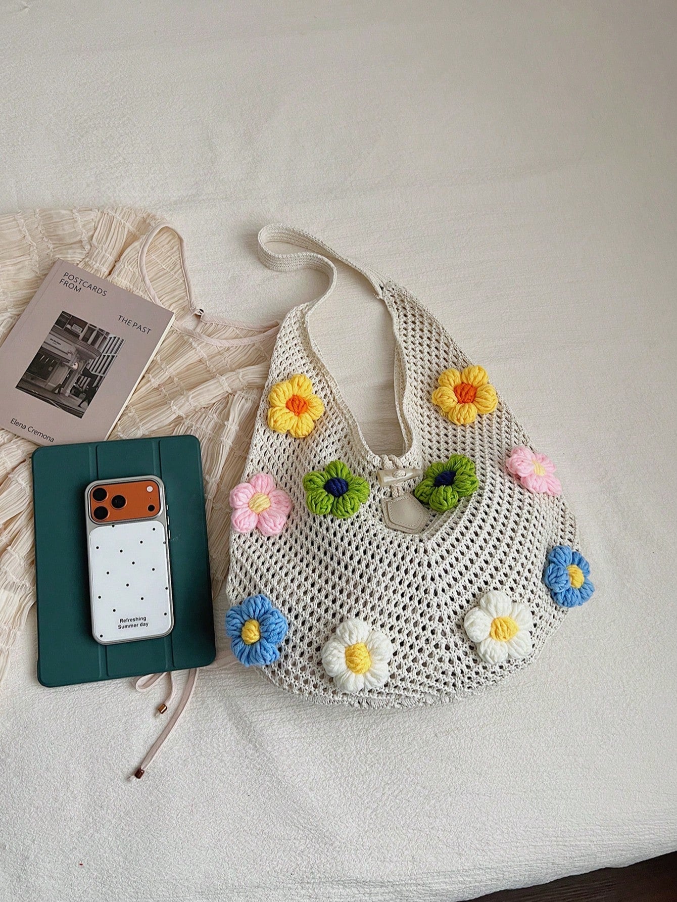 Summer New Casual Straw Tote Bag, Women Large Capacity Shoulder Shopping Handbag , Summer , Beach