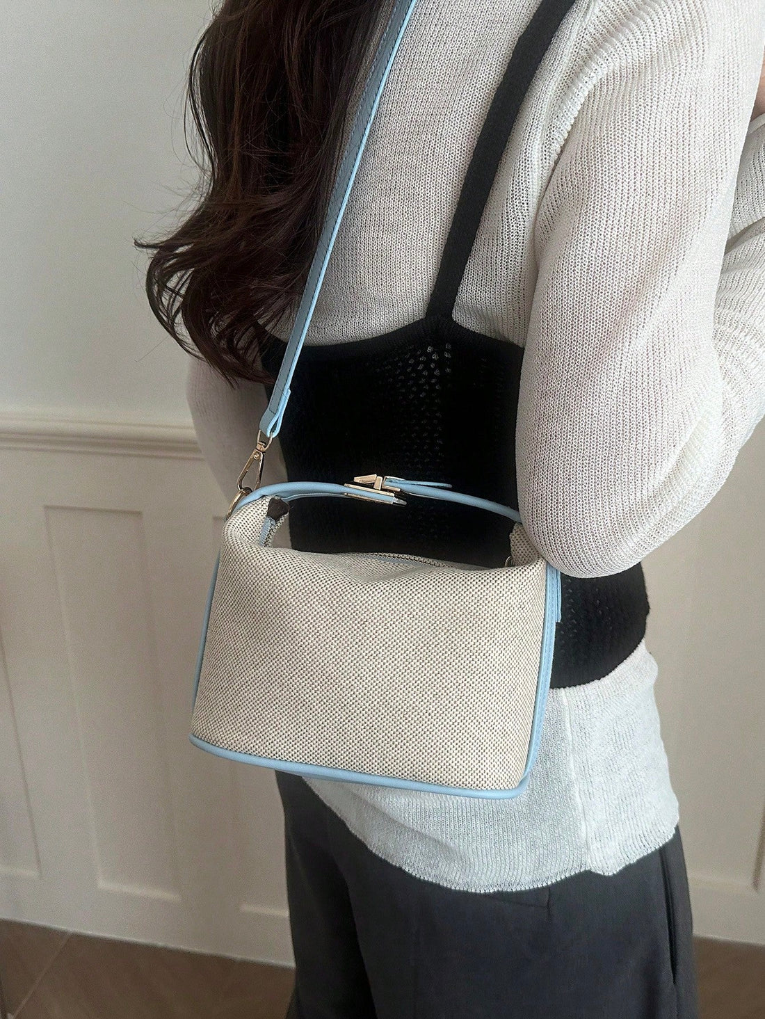 Summer Straw Woven Handbag, Casual Women's Tote Bag, Shoulder Crossbody Bag, Perfect For Beach Accessories, Fashionable Summer Vacation Bag, Women's Beach Essential, Holiday, Woven Bag, Straw Bag