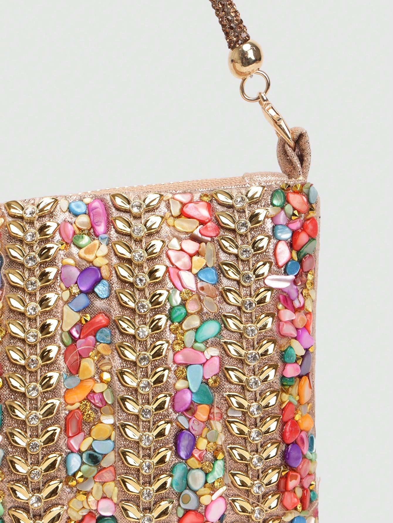 2026 New Rhinestone Decorated Evening Bag, Colorful Banquet Bag, Elegant Party Event Handbag, European And American Style Refined Clutch, Dress Bag And Fashionable Wallet