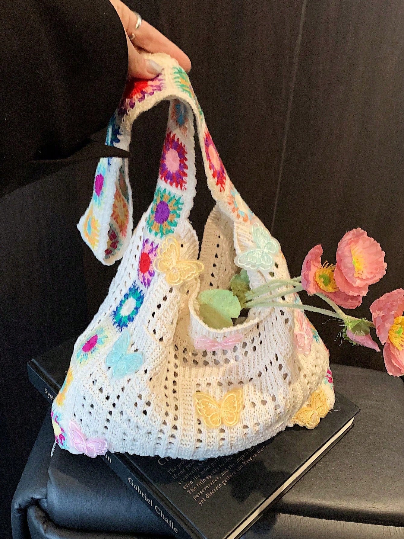 Summer New Casual Straw Tote Bag, Women Large Capacity Shoulder Shopping Handbag , Summer , Beach
