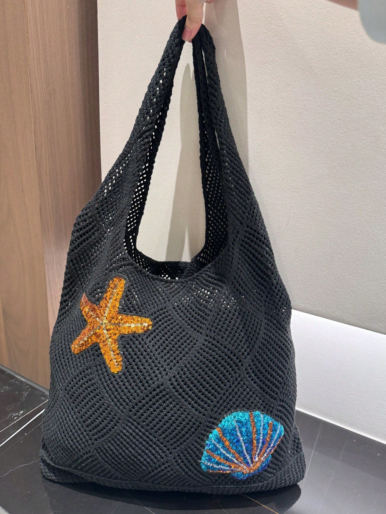 Summer Vacation Beach Bag, Large Capacity Tote Bag, Fashionable & Elegant Women's Shoulder Bag