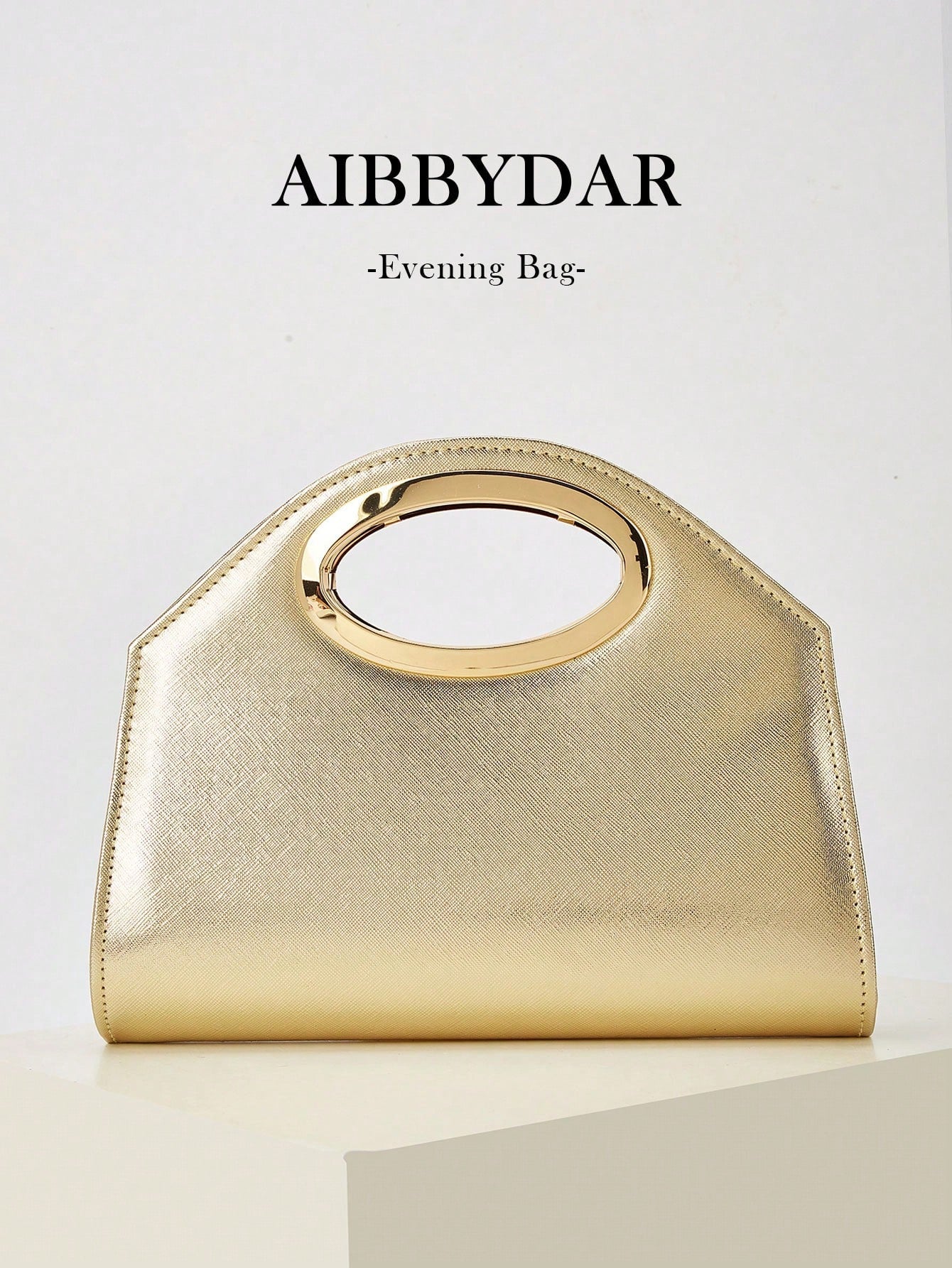 AIBBYDAR Women's Evening Bag, Apricot Colored Fashionable Solid Velvet Handbag, Suitable For Evening Gowns