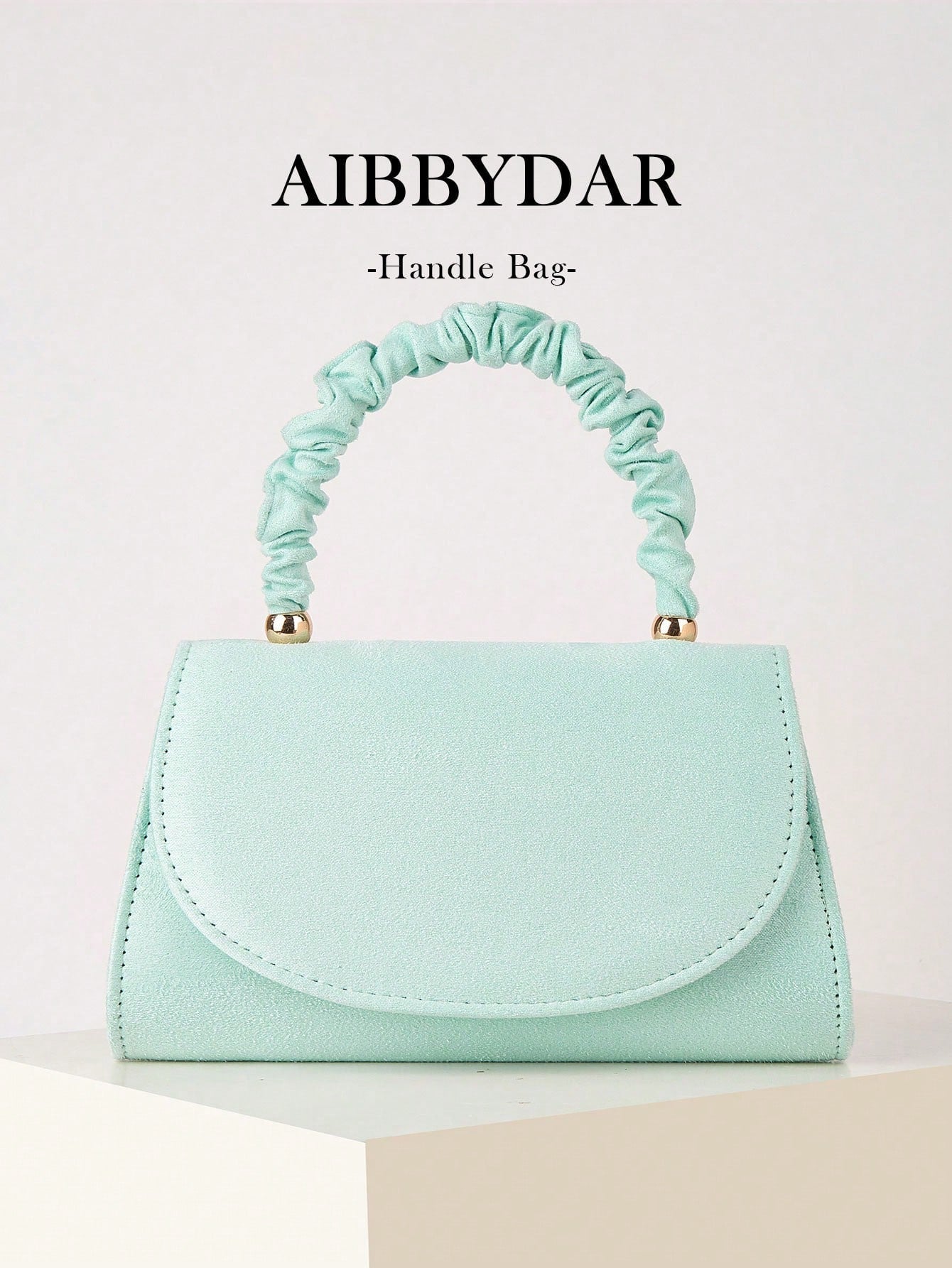 AIBBYDAR Women's Evening Bag, Apricot Colored Fashionable Solid Velvet Handbag, Suitable For Evening Gowns