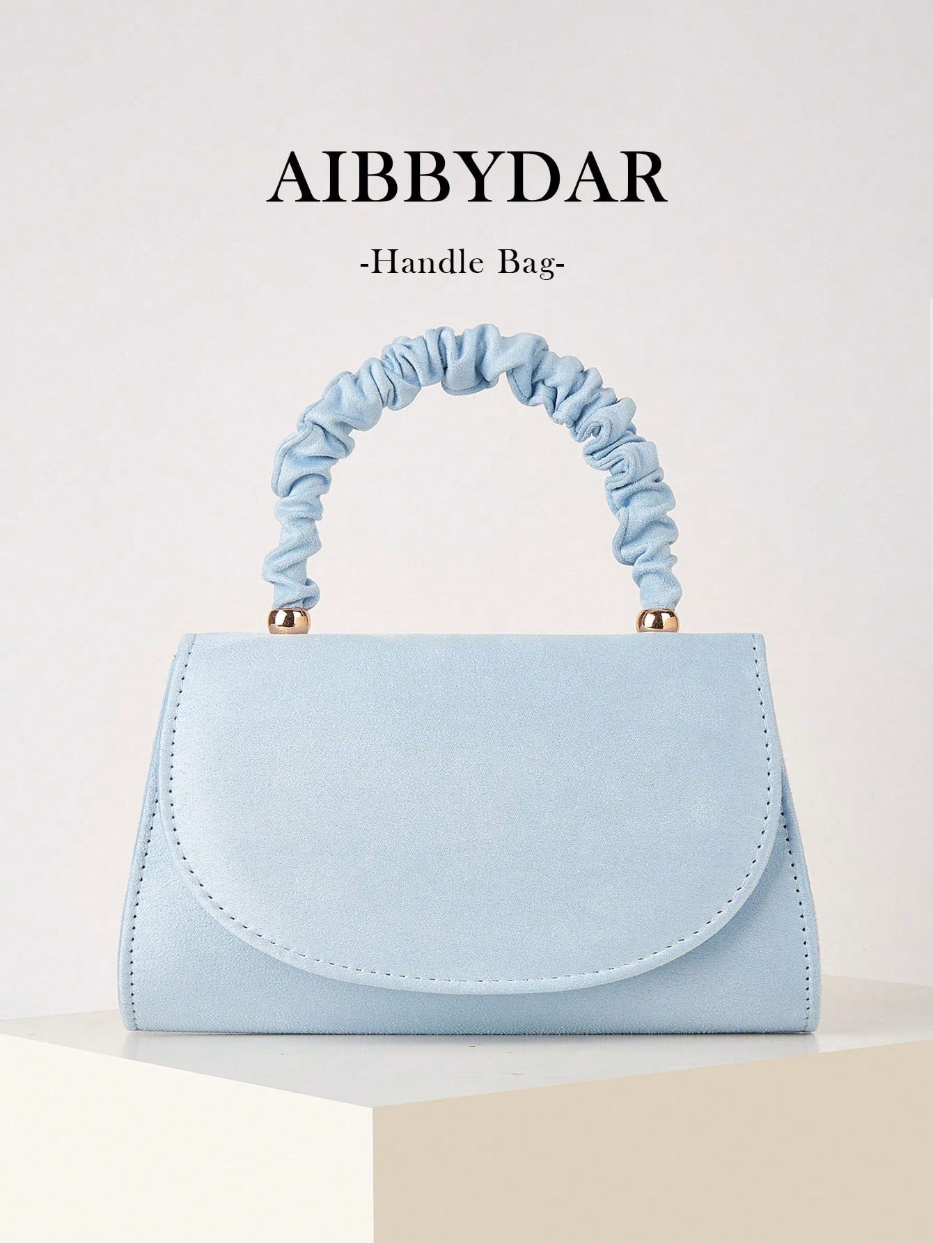 AIBBYDAR Women's Evening Bag, Apricot Colored Fashionable Solid Velvet Handbag, Suitable For Evening Gowns