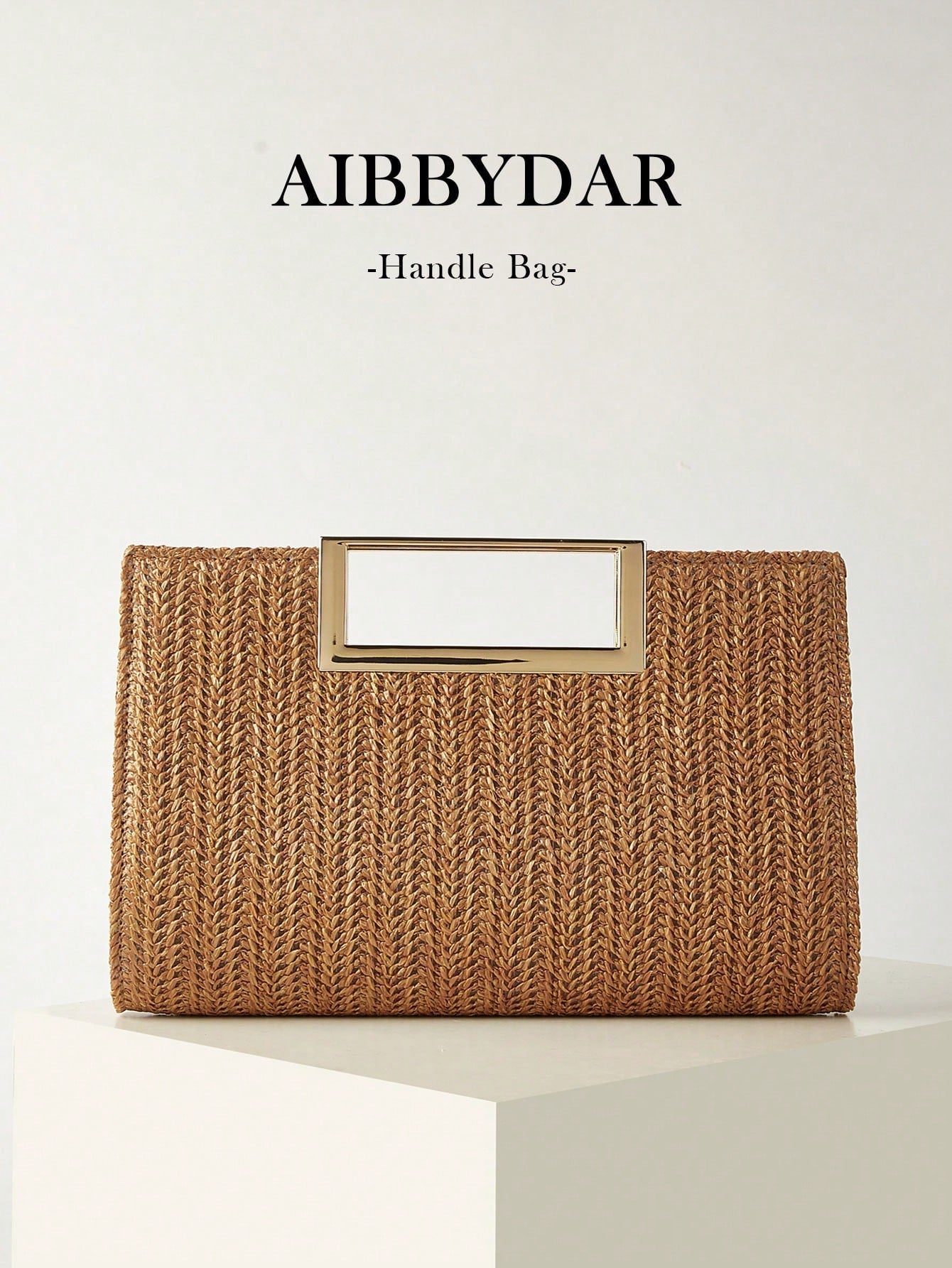 AIBBYDAR Women's Evening Bag, Apricot Colored Fashionable Solid Velvet Handbag, Suitable For Evening Gowns