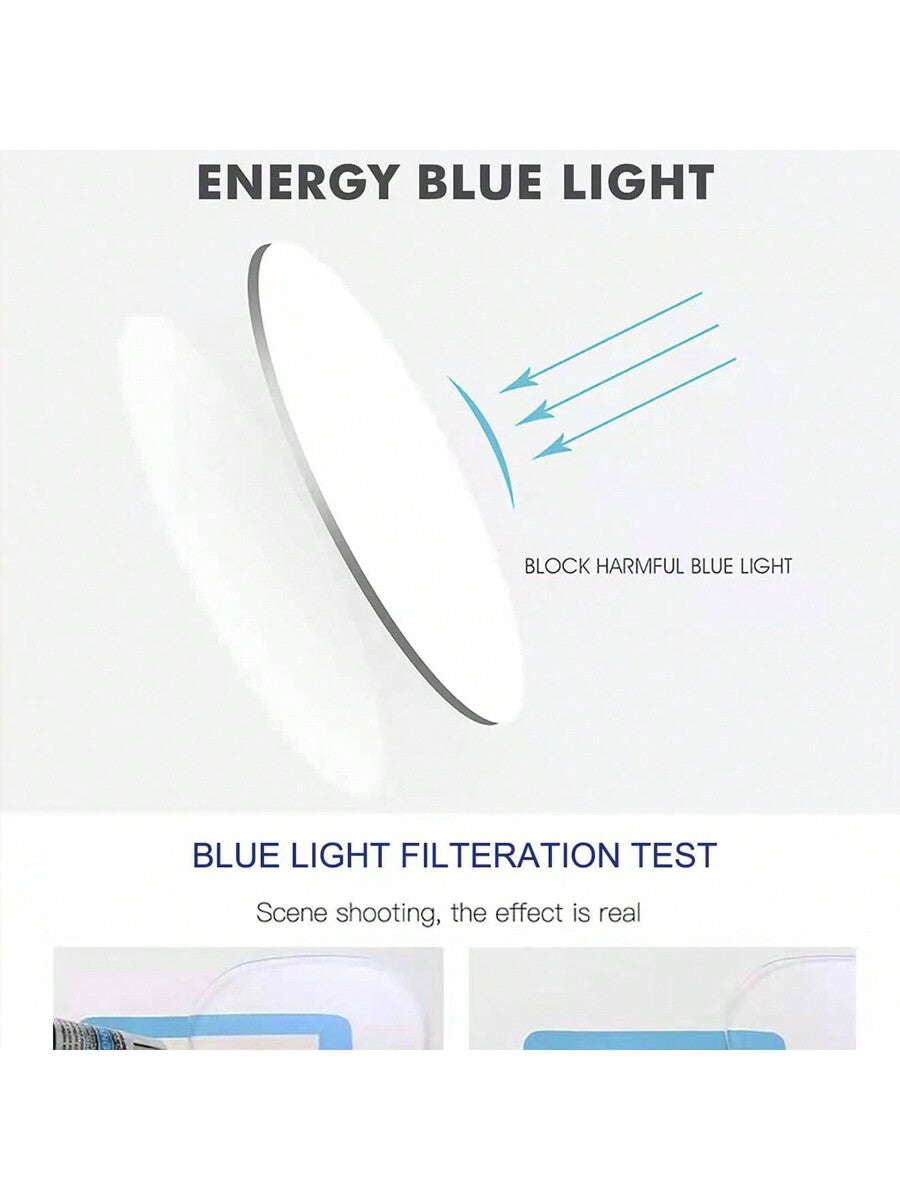 1 Pair Women's Blue Light Blocking Clear Lens Glasses, Anti-Visual Fatigue Eyewear for Computer, TV, Gaming & Smartphone Use, Fashion All-Match Eye Care Accessory, Lightweight Comfortable Frame for Daily Wear