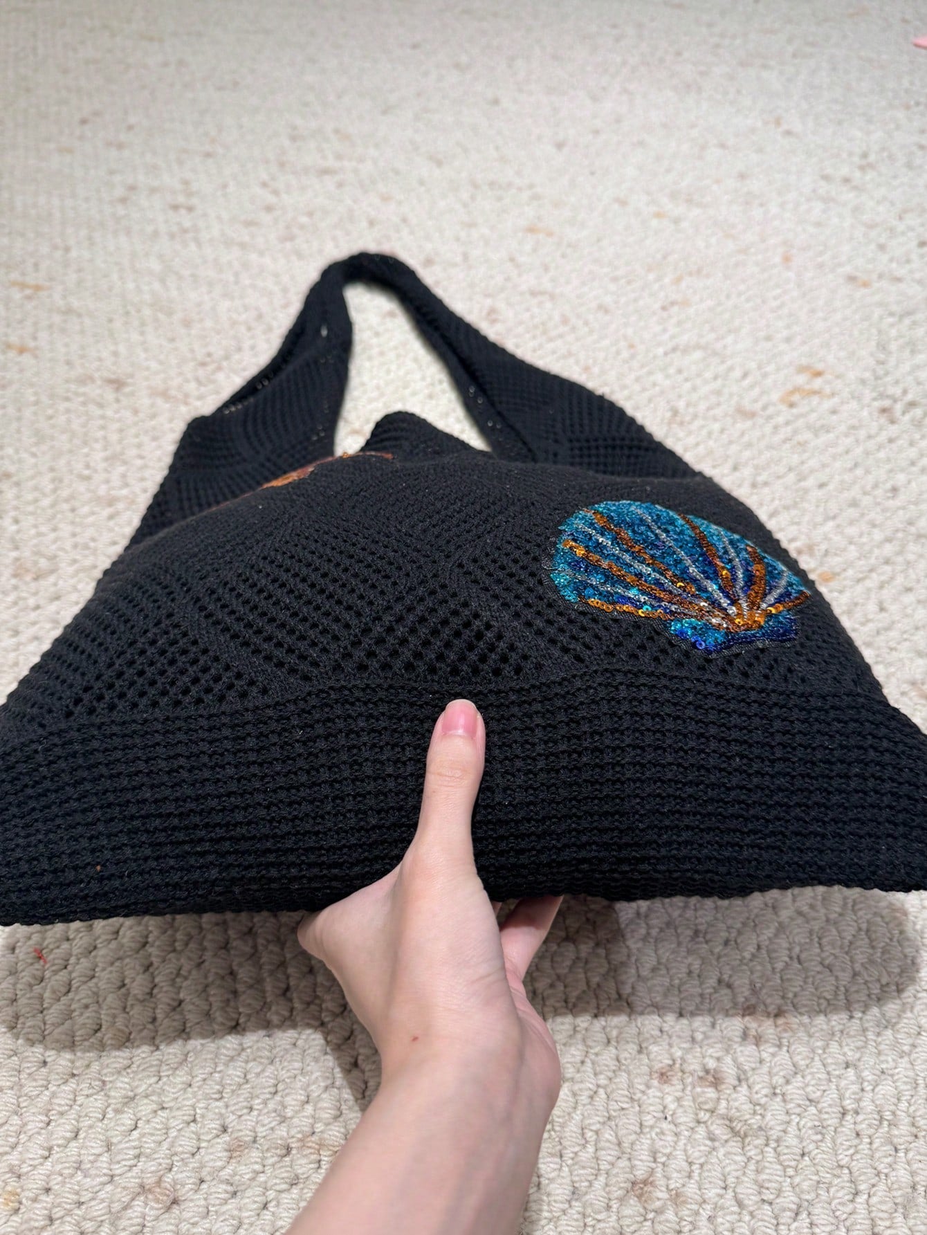 Summer Vacation Beach Bag, Large Capacity Tote Bag, Fashionable & Elegant Women's Shoulder Bag