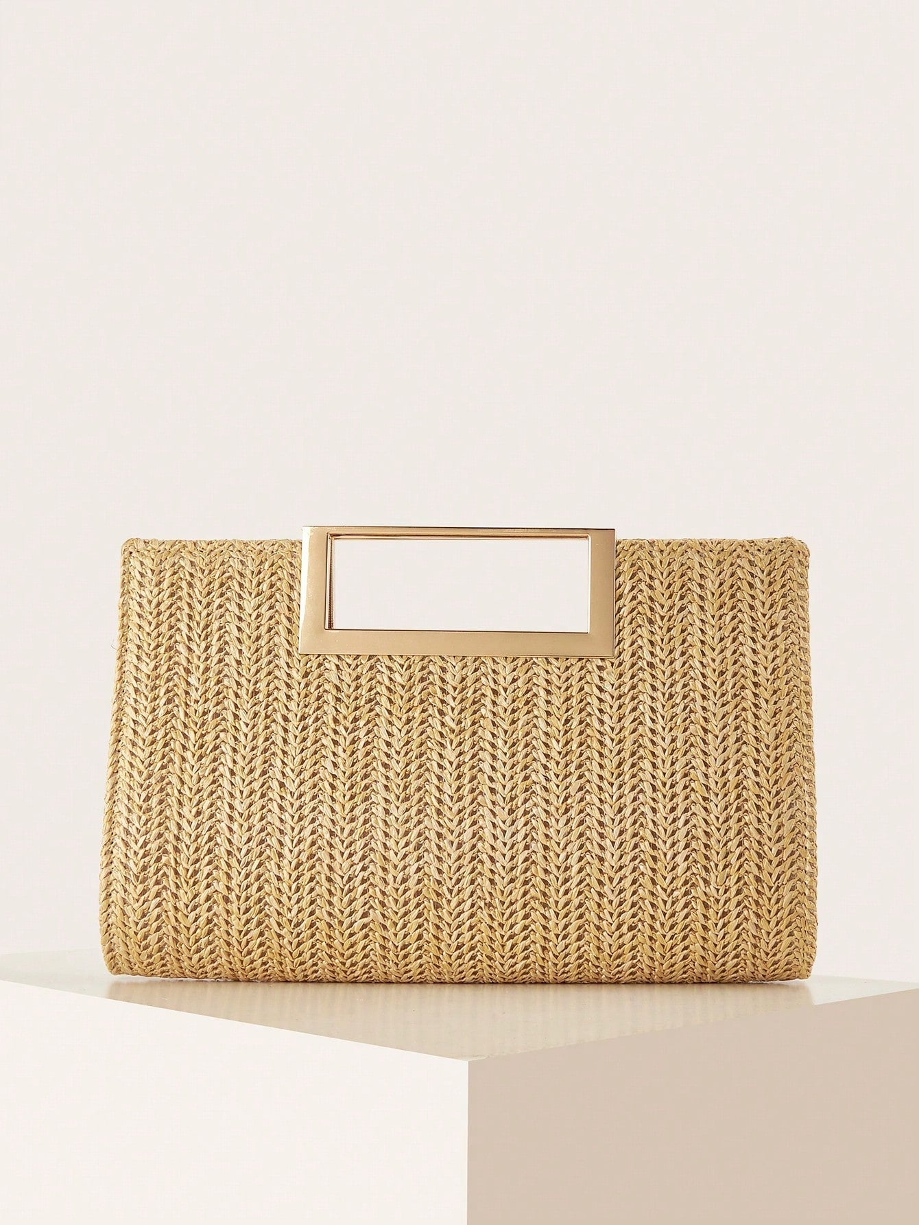 AIBBYDAR Women's Evening Bag, Apricot Colored Fashionable Solid Velvet Handbag, Suitable For Evening Gowns