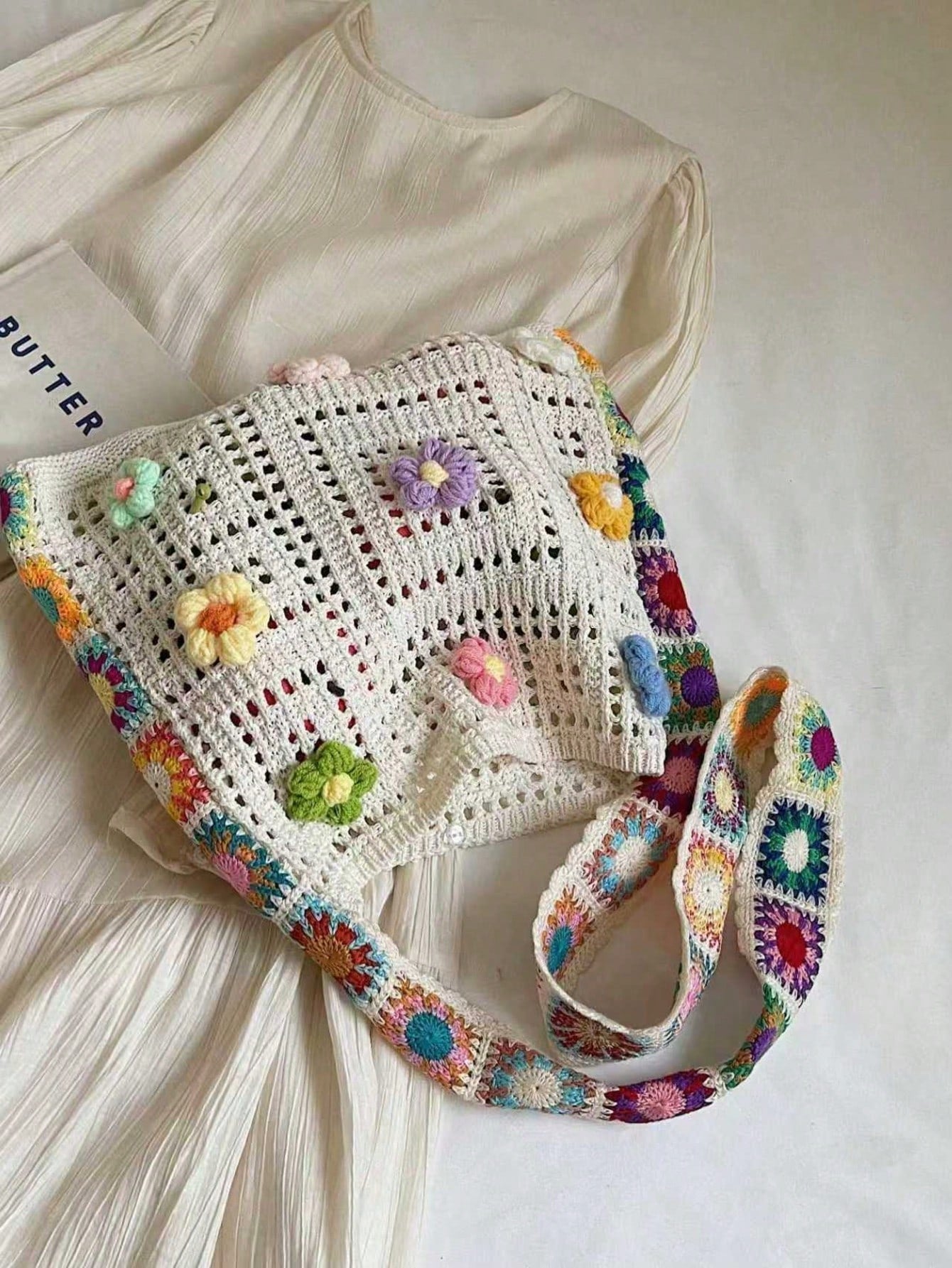Summer New Casual Straw Tote Bag, Women Large Capacity Shoulder Shopping Handbag , Summer , Beach