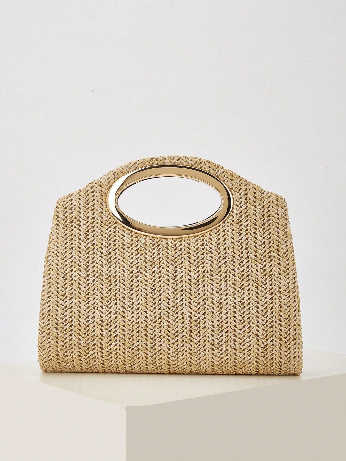 AIBBYDAR Women's Evening Bag, Apricot Colored Fashionable Solid Velvet Handbag, Suitable For Evening Gowns