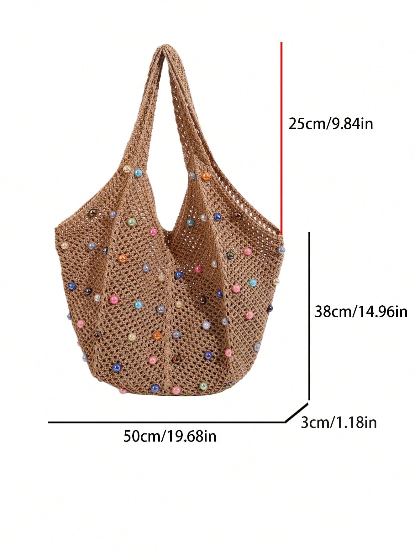 Summer New Casual Straw Tote Bag, Women Large Capacity Shoulder Shopping Handbag , Summer , Beach