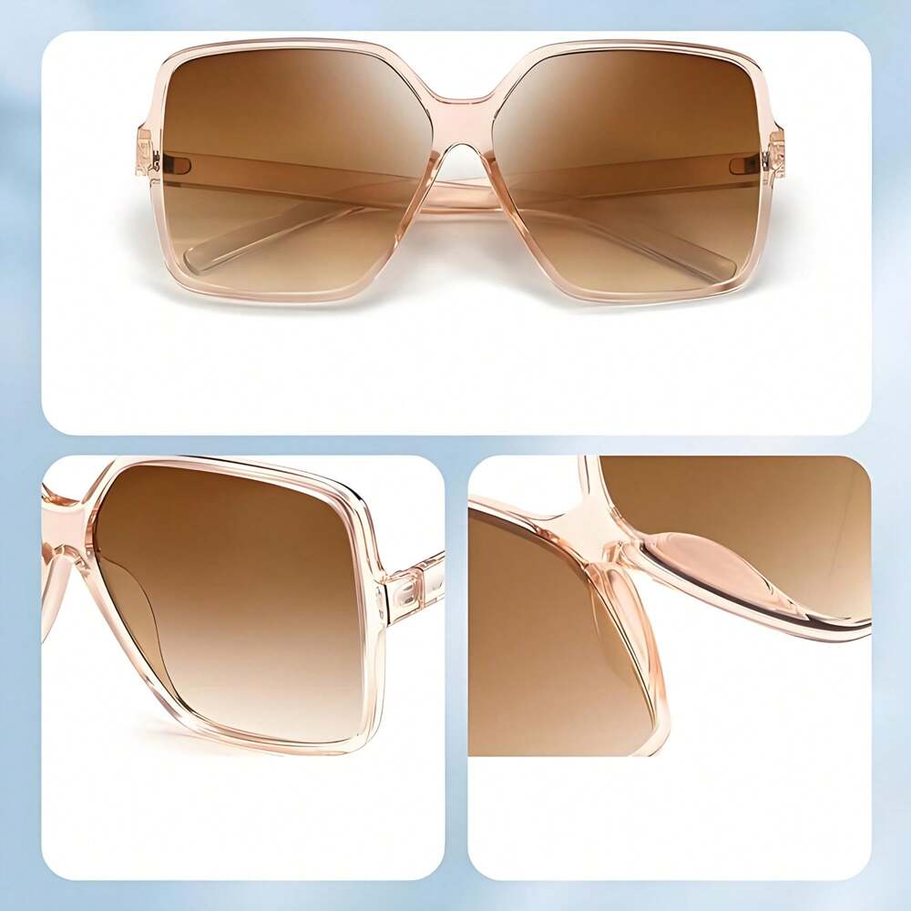 1 Pair Retro-Style Rectangular Fashion Glasses – Ultra-Modern Eyewear for Parties, Streetwear & Everyday Outfits