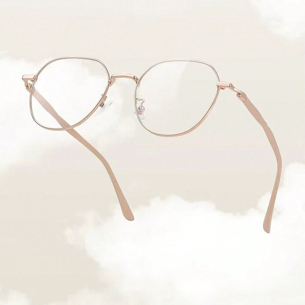 1 Pair Women's Blue Light Blocking Clear Lens Glasses, Anti-Visual Fatigue Eyewear for Computer, TV, Gaming & Smartphone Use, Fashion All-Match Eye Care Accessory, Lightweight Comfortable Frame for Daily Wear