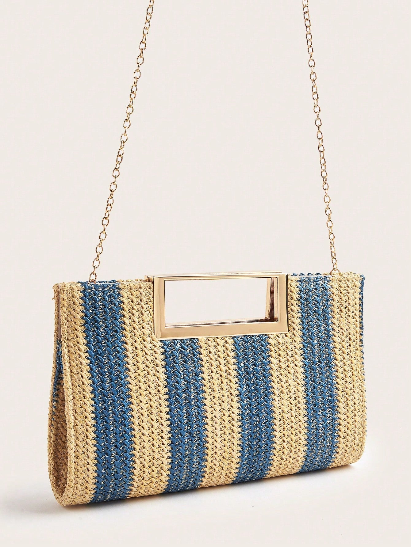 AIBBYDAR Beige Woven Handbag For Women, Fashion Tote Bag For Holiday, Beach, Business Commute, Casual, Minimalist, Beach, Vacation, Woven Bag