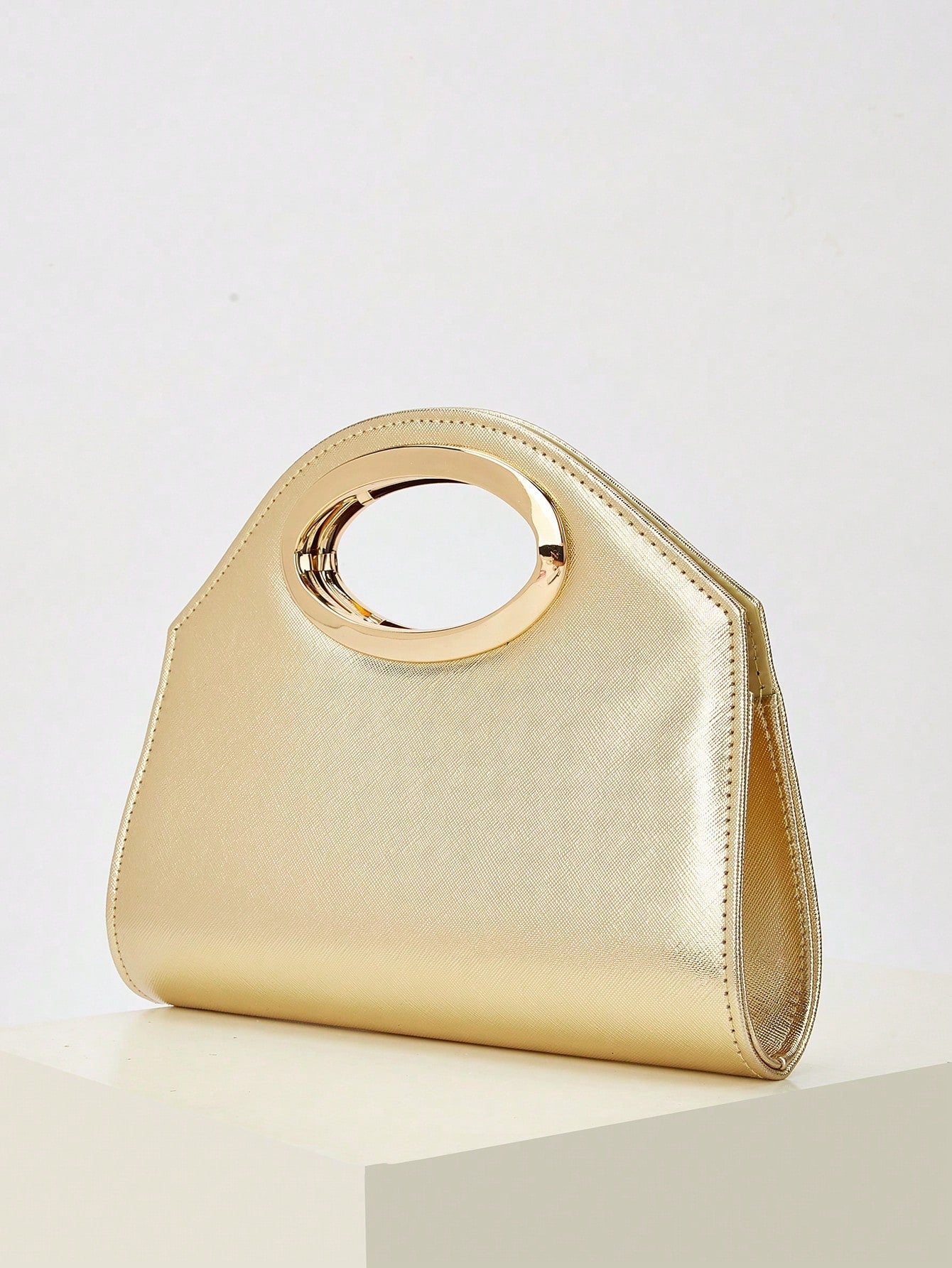 AIBBYDAR Women's Evening Bag, Apricot Colored Fashionable Solid Velvet Handbag, Suitable For Evening Gowns