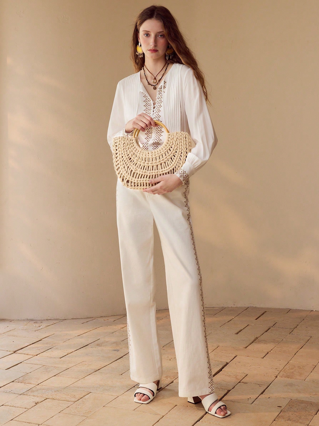 MOTF PREMIUM FASHION VACATION WOVEN TOTE BAG