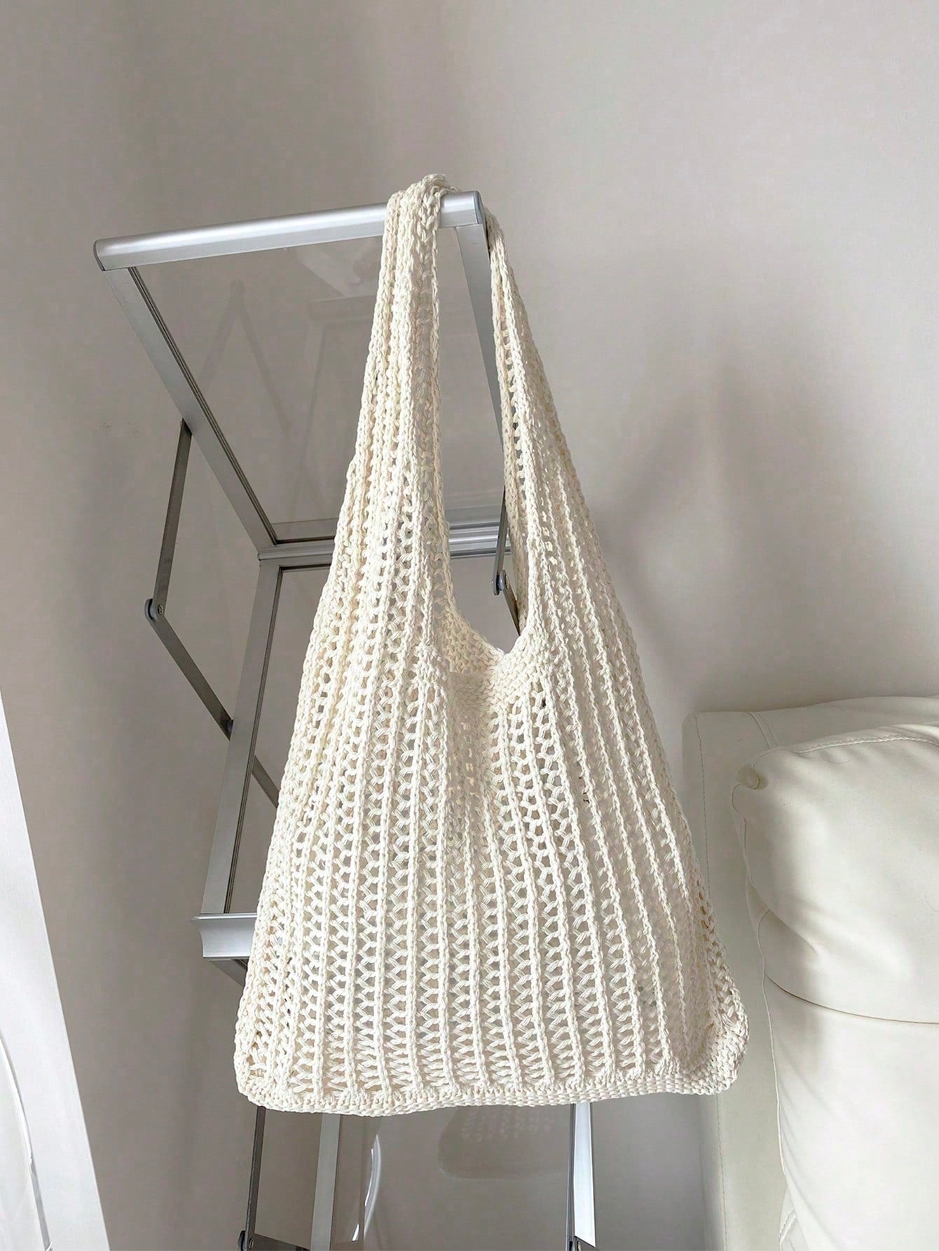 Summer Vacation Beach Bag, Large Capacity Tote Bag, Fashionable & Elegant Women's Shoulder Bag