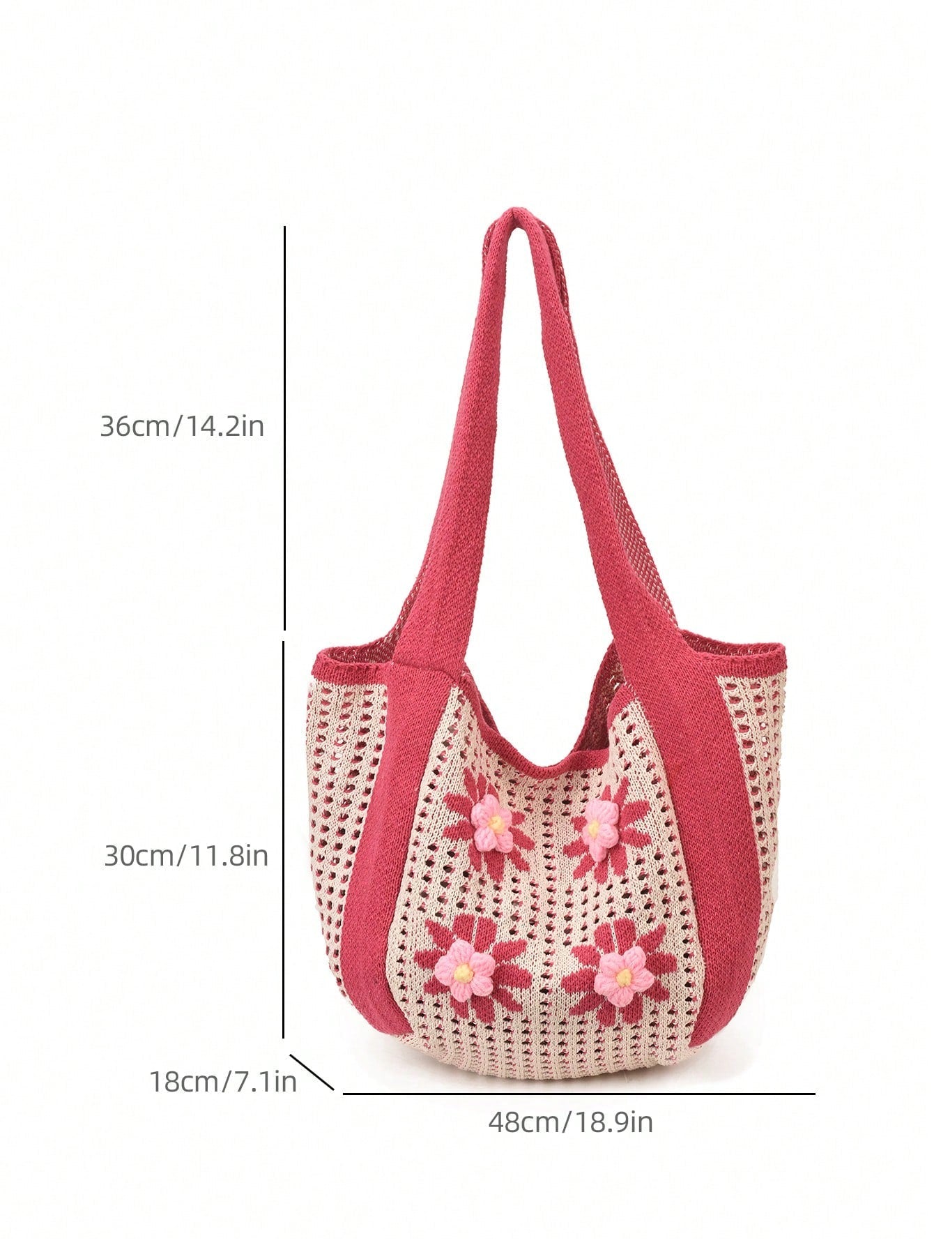 Summer New Casual Straw Tote Bag, Women Large Capacity Shoulder Shopping Handbag , Summer , Beach
