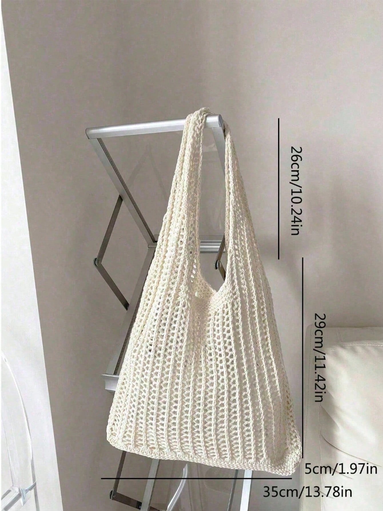 Summer Vacation Beach Bag, Large Capacity Tote Bag, Fashionable & Elegant Women's Shoulder Bag