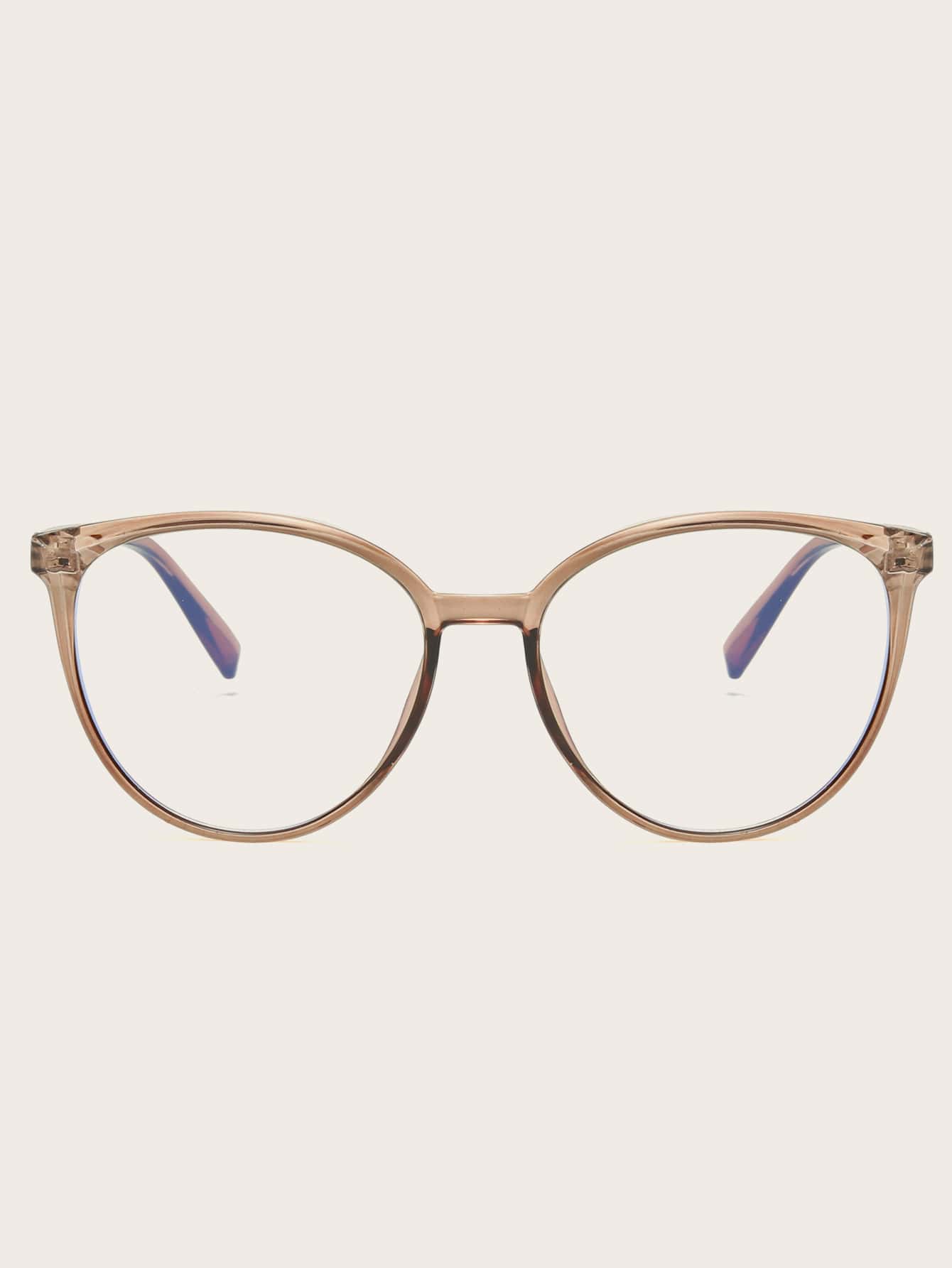 1 Pair Women's Tortoiseshell Clear Lens Glasses, Stylish and Versatile Eyewear for Daily Use, Trendy Fashion Accessory for Casual Outfits, Office Looks, and Everyday Wear, Lightweight and Comfortable Fit