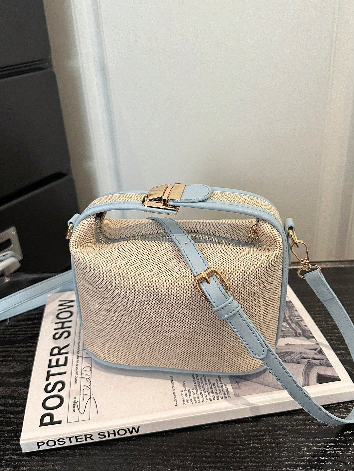 Summer Straw Woven Handbag, Casual Women's Tote Bag, Shoulder Crossbody Bag, Perfect For Beach Accessories, Fashionable Summer Vacation Bag, Women's Beach Essential, Holiday, Woven Bag, Straw Bag